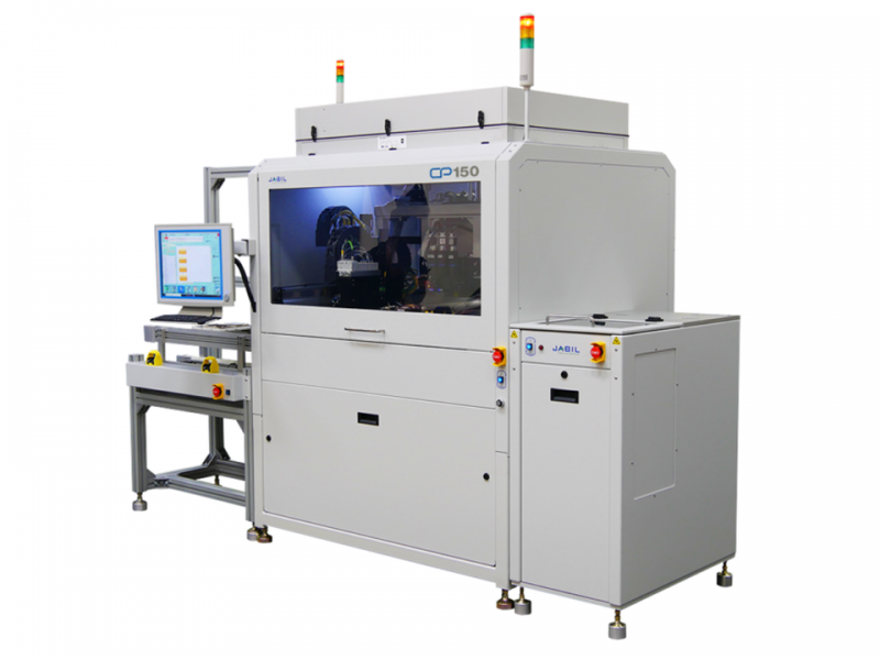 Side view of CP150 Series High-Precision Automation Platform by Jabil