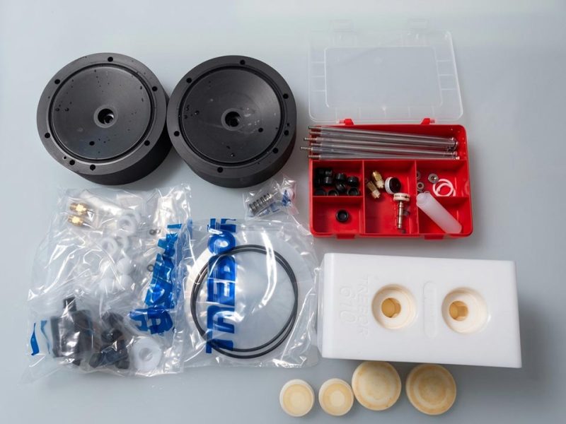 Rebuild and Repair of Trebor Pump - disassembled trebor pump