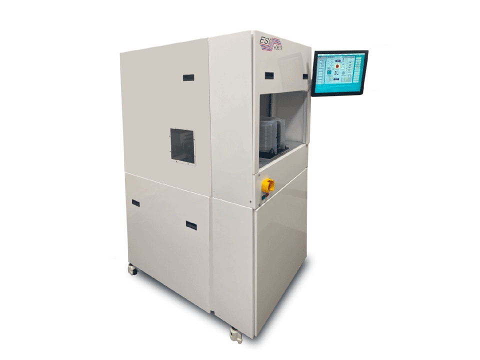ESI e3611 single wafer single chamber with Advanced Plasma Technology / e3612 Single Wafer, Dual Chamber, Dual Cassette Dual Pick Robot, Dual cooling stations with APT